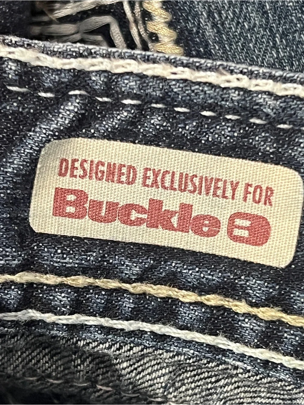 Big Star Pioneer Jeans 32XL Boot Cut Buckle ExclusiveDistressed Thick Stitch